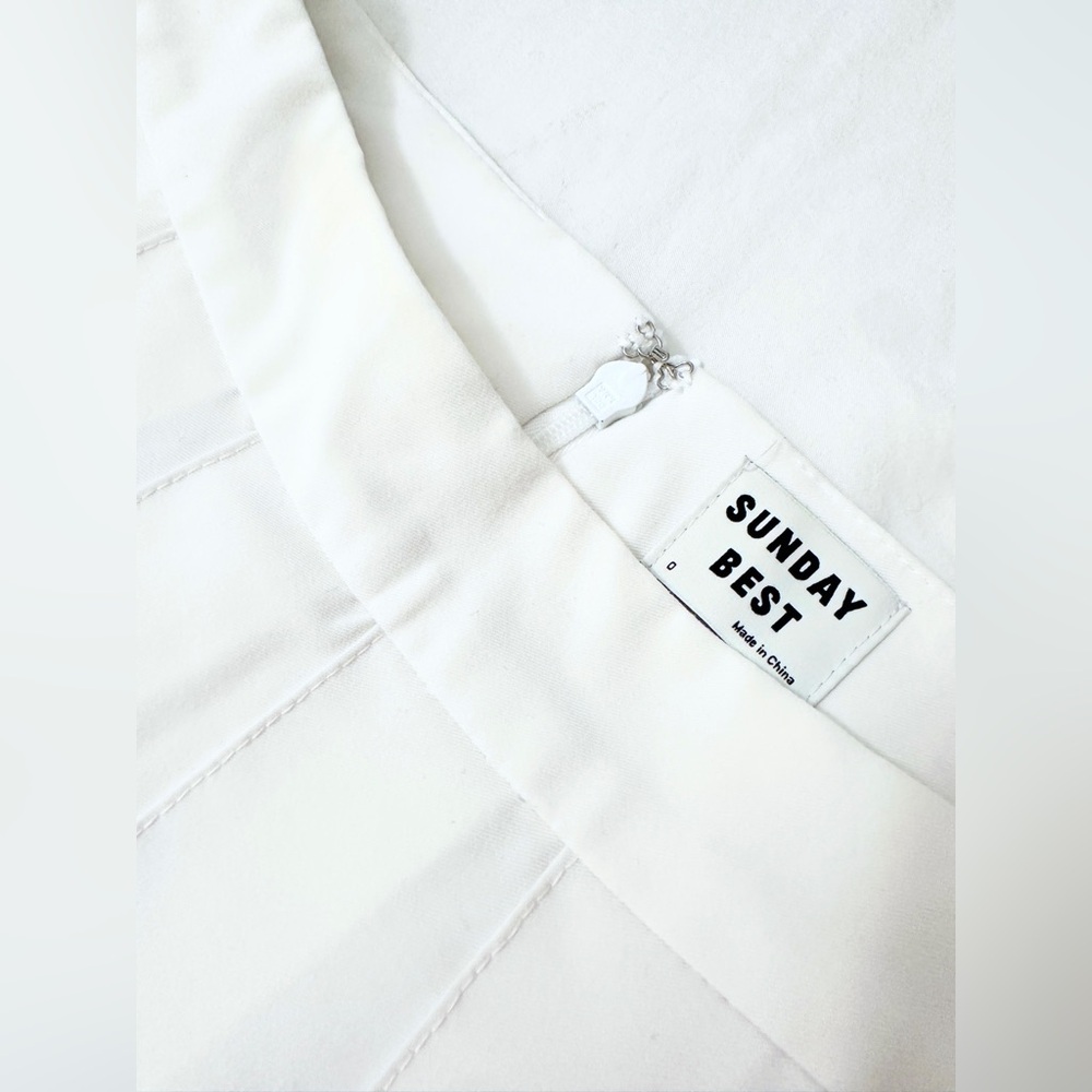 Aritzia Sunday Best Olive Mini Skirt - White - 0 - Picture 5 of 10